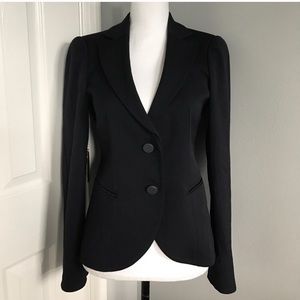 Armani navy blue 2 button lined blazer